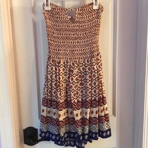 Strapless Tribal Dress